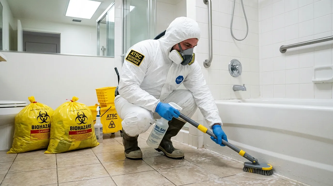 Decontamination equipment deployed for Blood Cleanup in Long Beach